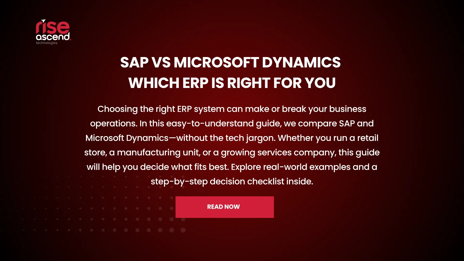 SAP vs Microsoft Dynamics Which ERP Is Right for Your Business?